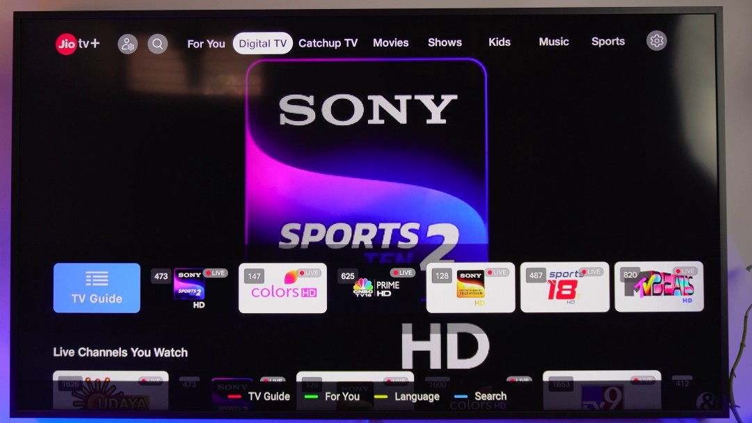 Jio Set top Box JioTV Complete Live TV Channel List Techiga