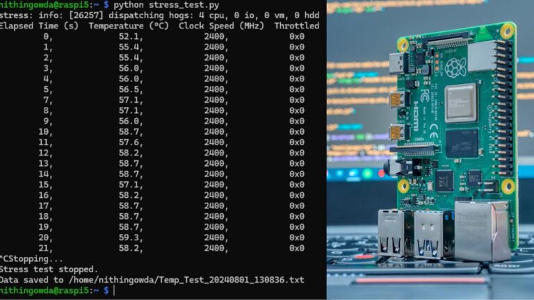 How to Stress Test Your Raspberry Pi and Keep an Eye on Temperature