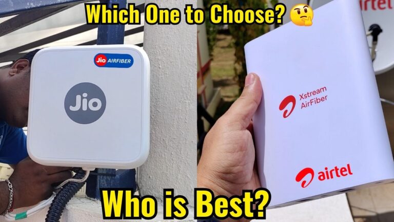 Jio AirFiber vs Airtel AirFiber: Which One to Choose?