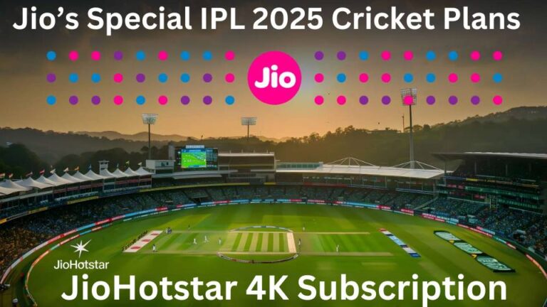 Jio’s Special IPL 2025 Recharge Plans with JioHotstar 4K Subscription – Watch IPL Like NEVER Before! 🚀🏏